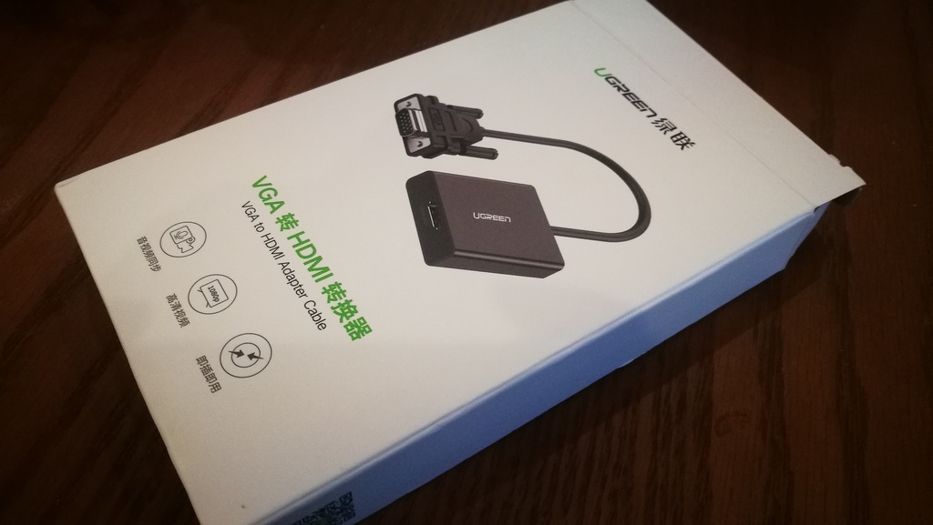 绿联 VGA 转 HDMI 线