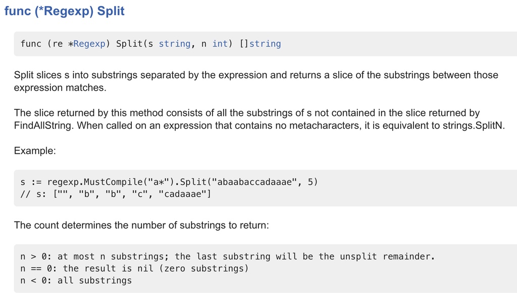 Regexp 对象的 Split方法